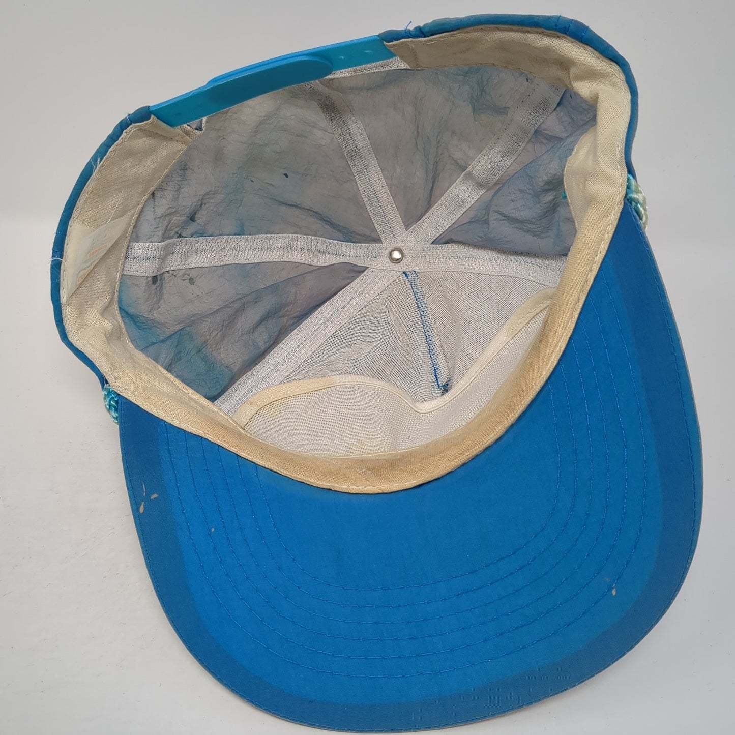 Gold Medal Snapback Rope Hat Blue One Size Adjustable Solid Blank