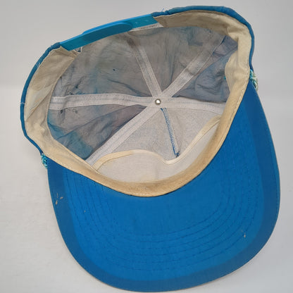 Gold Medal Snapback Rope Hat Blue One Size Adjustable Solid Blank