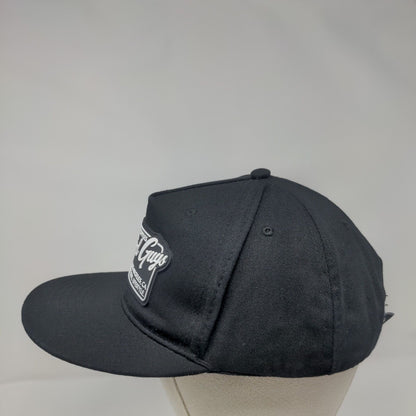 Chemical Guys Patch Snapback Hat Black One Size Adjustable Vent Holes