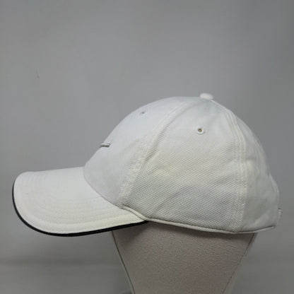 Nike Swoosh Logo Strapback Hat White One Size Adjustable Embroidered Nike Golf