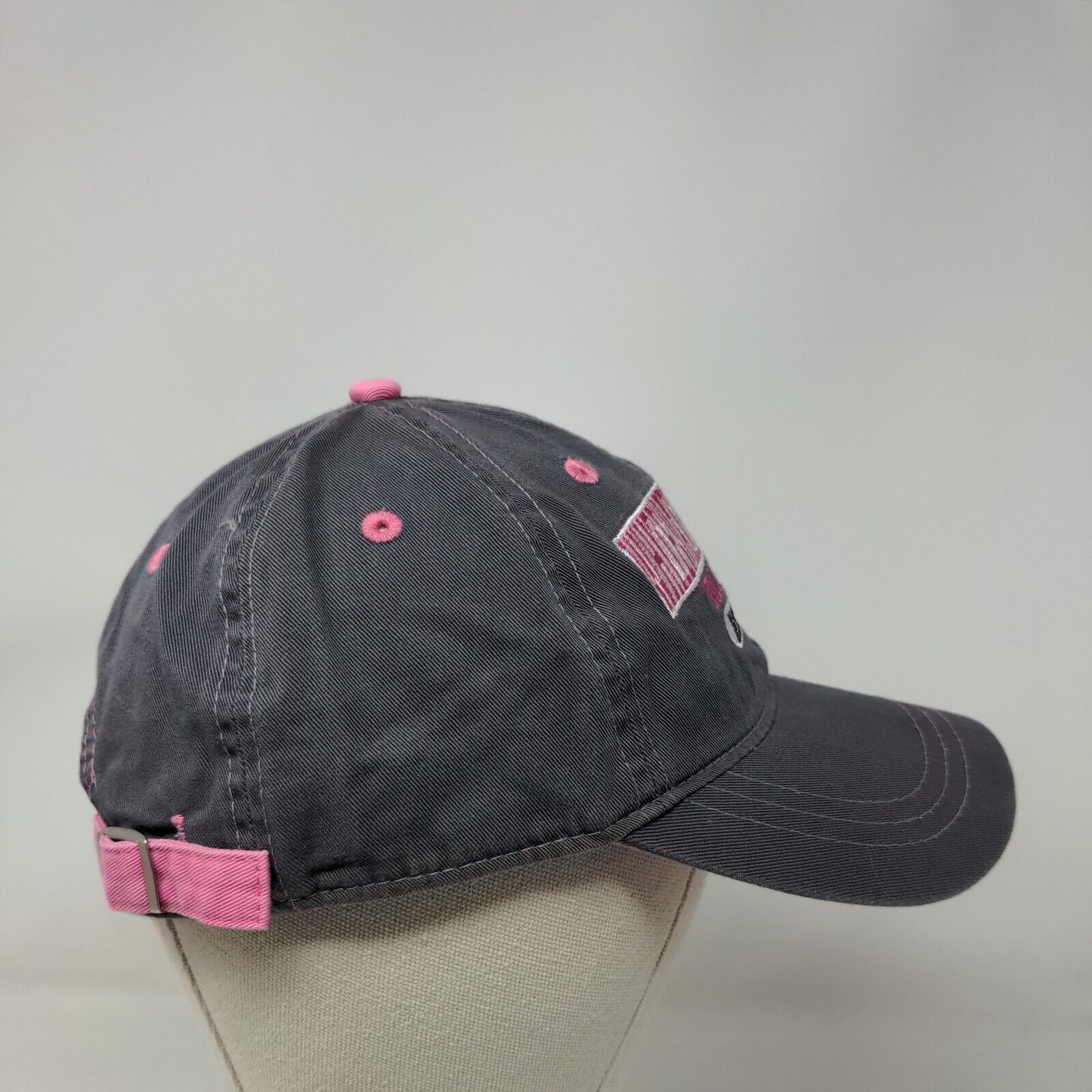 Whitewater Challengers Black River Est. 1994 Slideback Hat Gray OSFA Embroidered