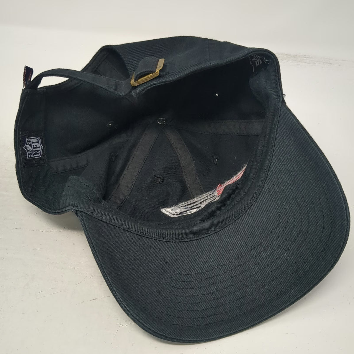New England Patriots NFL '47 Hat Black One Size Slideback Embroidered Cotton