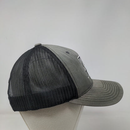 Longboard Snapback Mesh Back Trucker Hat Gray Adjustable Richardson