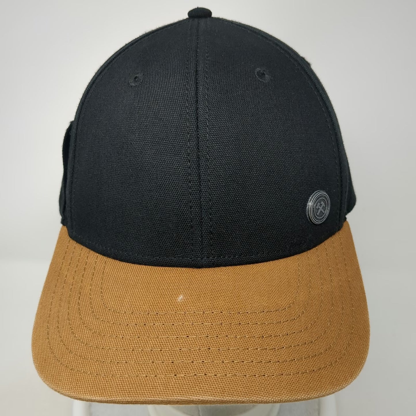 George Baseball Cap Black One Size Strapback Side Pocket Hammer Pick Pin hat