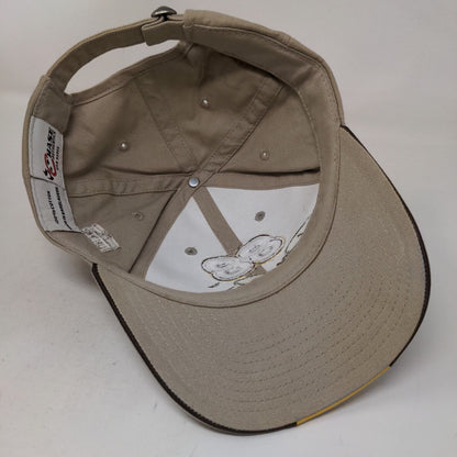 Chase Authentics Men's Slideback Hat Tan Embroidered Dale Jarret #88 Cotton