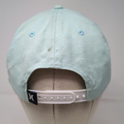 Hurley Snapback Blue Hat One Size Embroidered Logo Unstructured Curved Brim