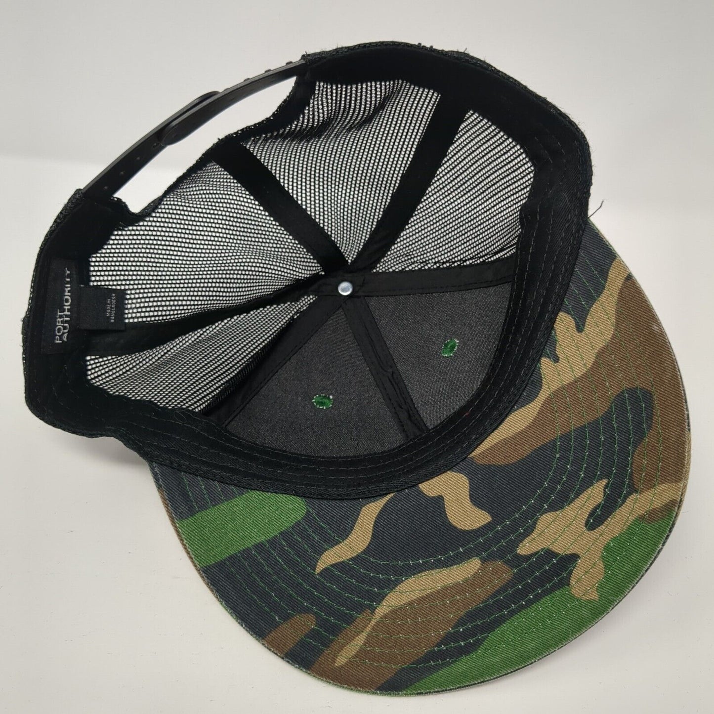 Panderosa Park Run '23 Snapback Trucker Hat Camouflage OS Adjustable Mesh Back