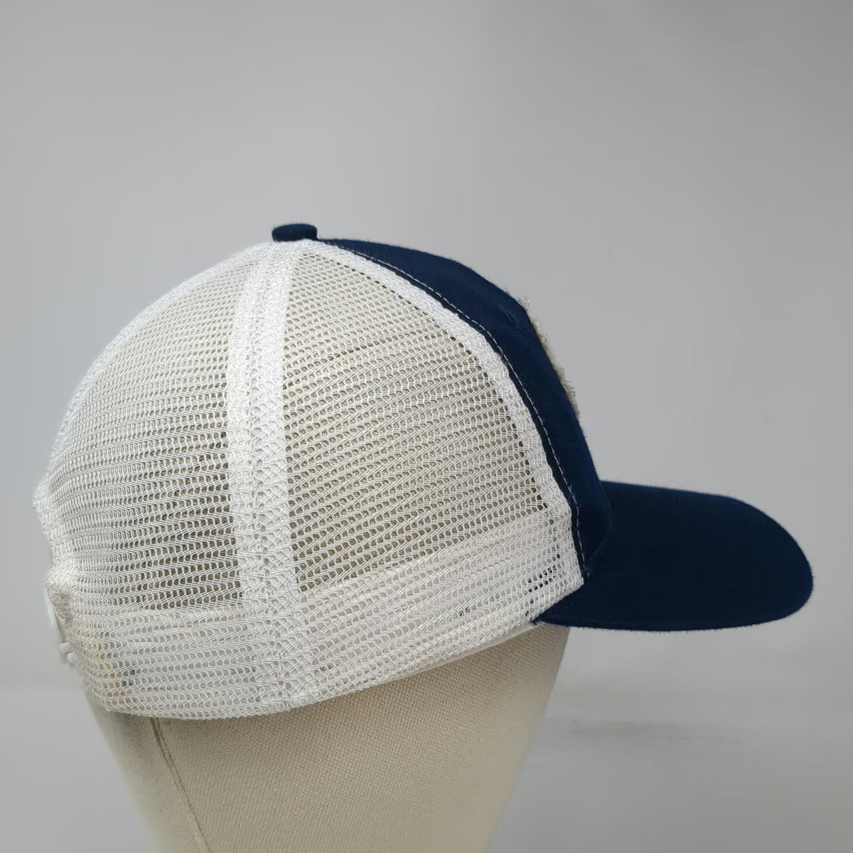 Artisans Trucker Hat Blue White One Size Ryman Auditorium Nashville Mesh Patch