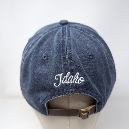Home Idaho Slideback Hat Blue OSFM Adjustable Embroidered 6 Panel Home Free