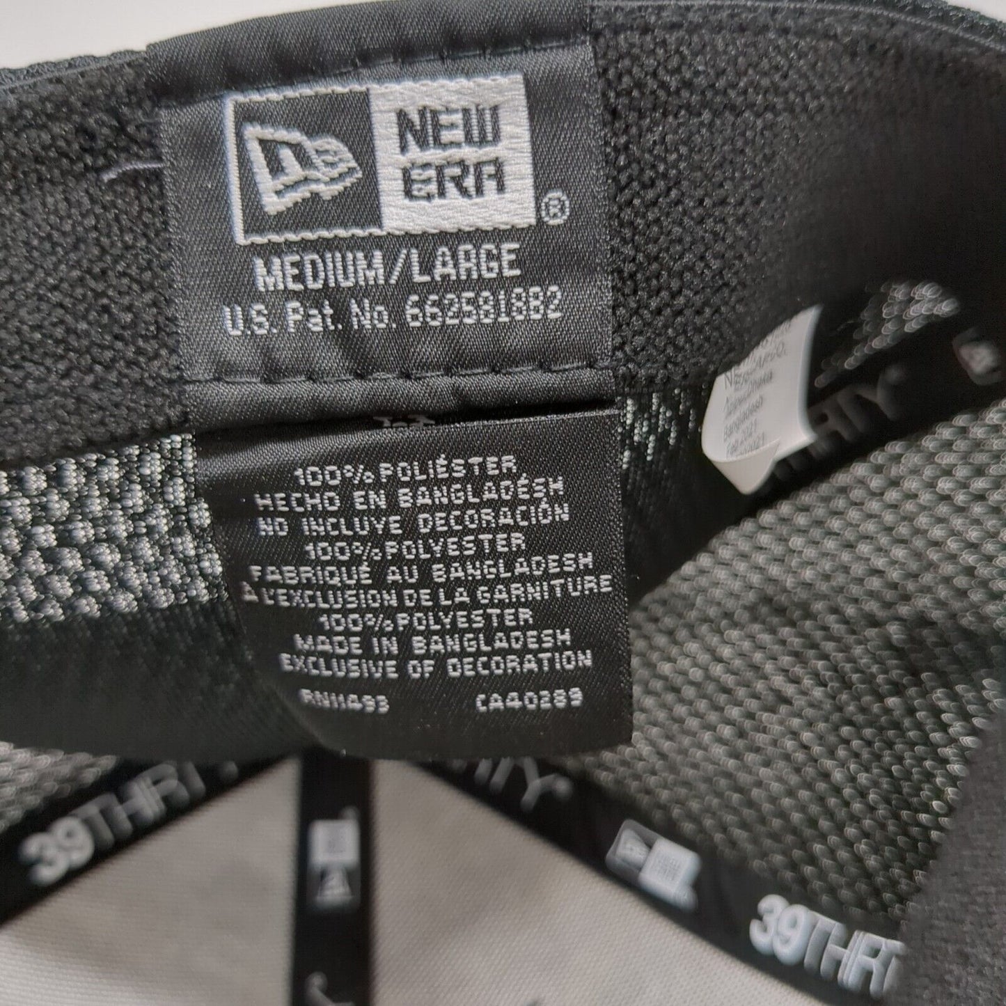What's Your Legacy? Fitted Mesh Back Hat Camo M/L Embroidered New Era