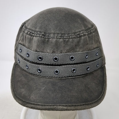 Converse One Star Army Cap Gray XL Decorative Bands Metal Eyelets Cadet Hat