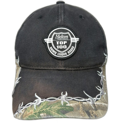 Outdoor Cap Melton Truck Lines Top 100 Baseball Cap Black Camo One Size Hat