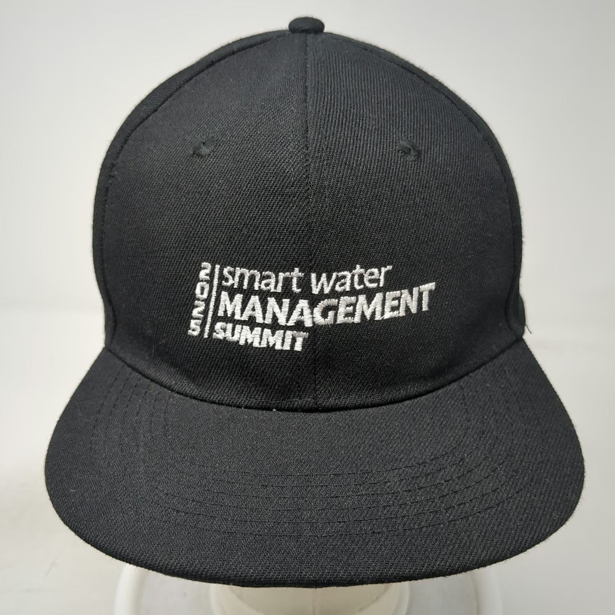 Apollo Snapback Black Hat One Size Smart Water Management Summit 2015 Side Logo