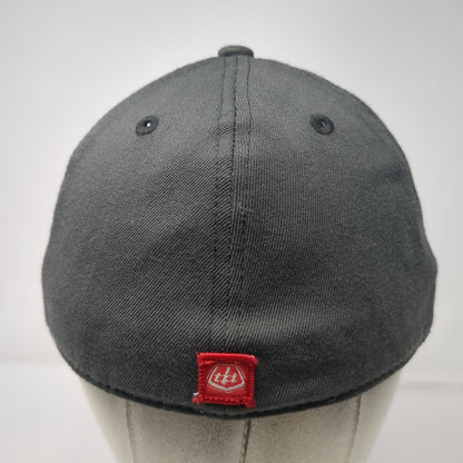 Troy Lee Designs Baseball Cap Gray M Flexfit 210 Fitted TLD Logo Moto MX Hat