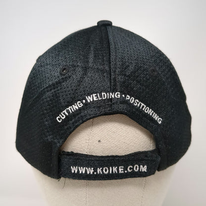 Triple Crown Baseball Cap Black One Size Koike Cutting Welding Strapback Hat