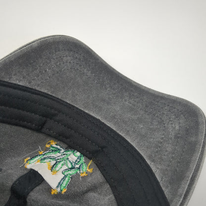 Cactus Slideback Hat Gray One Size Solid Adjustable Embroidered Otto