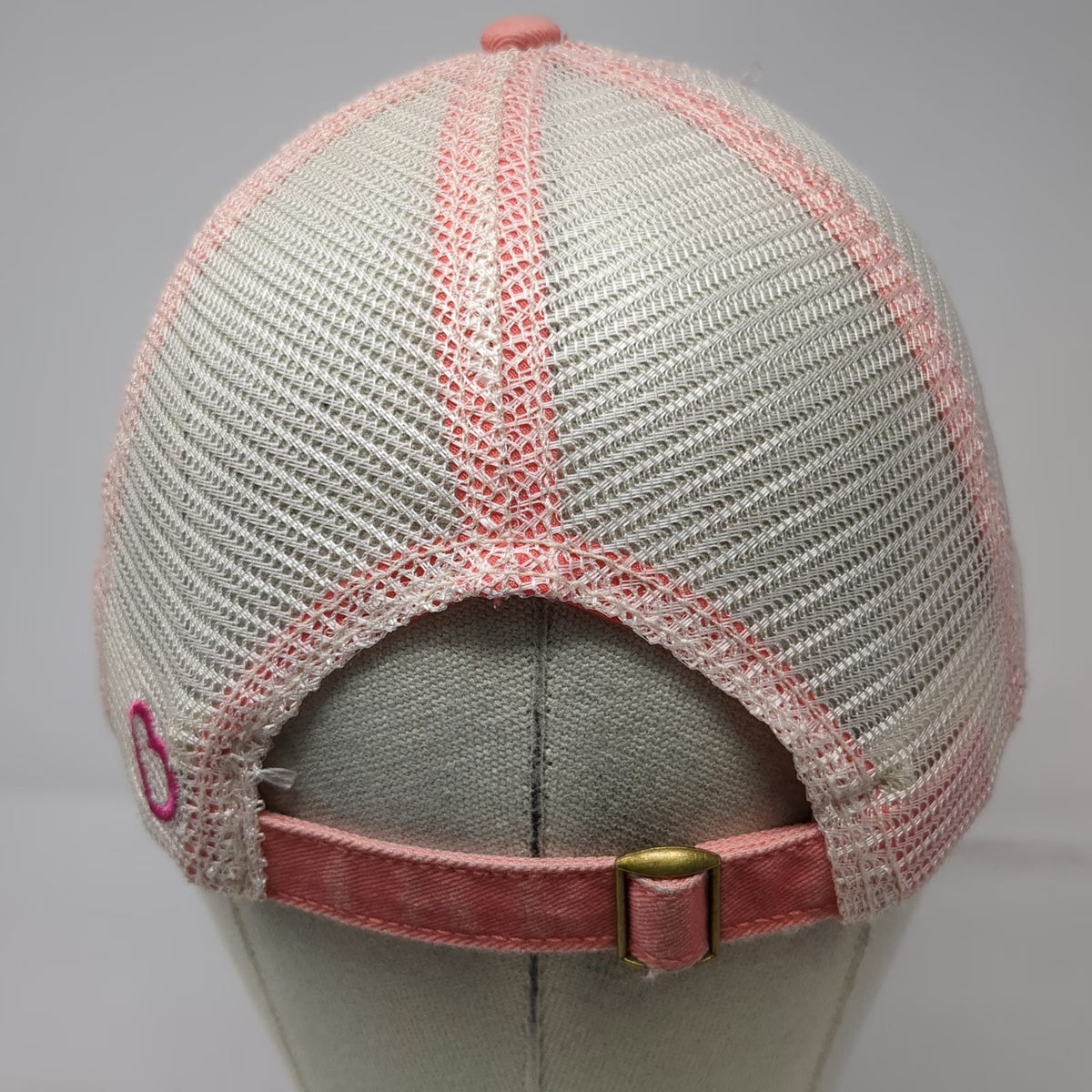 Home Free Baseball Cap Pink One Size Virginia Whale Sailboat Mesh Heart Hat