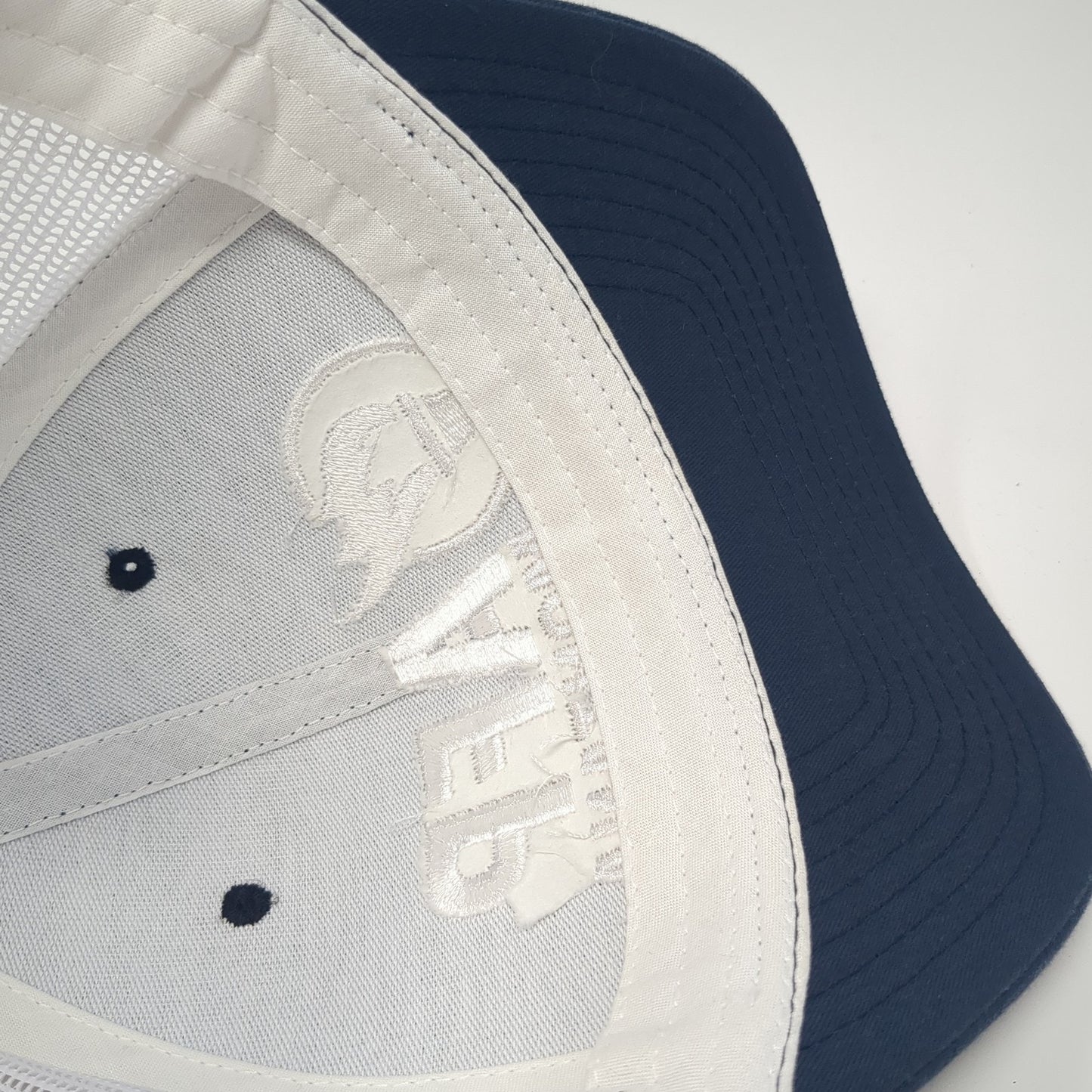 AFP Montana Snapback Mesh Back Trucker Hat Blue One Size Adjustable