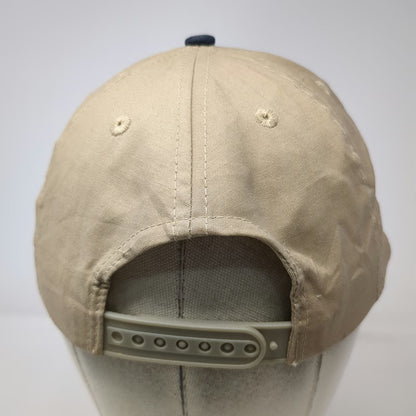 Lite Pro 5 Panel Beige Blue Vintage Snapback Industrial NAO Inc Cotton Hat