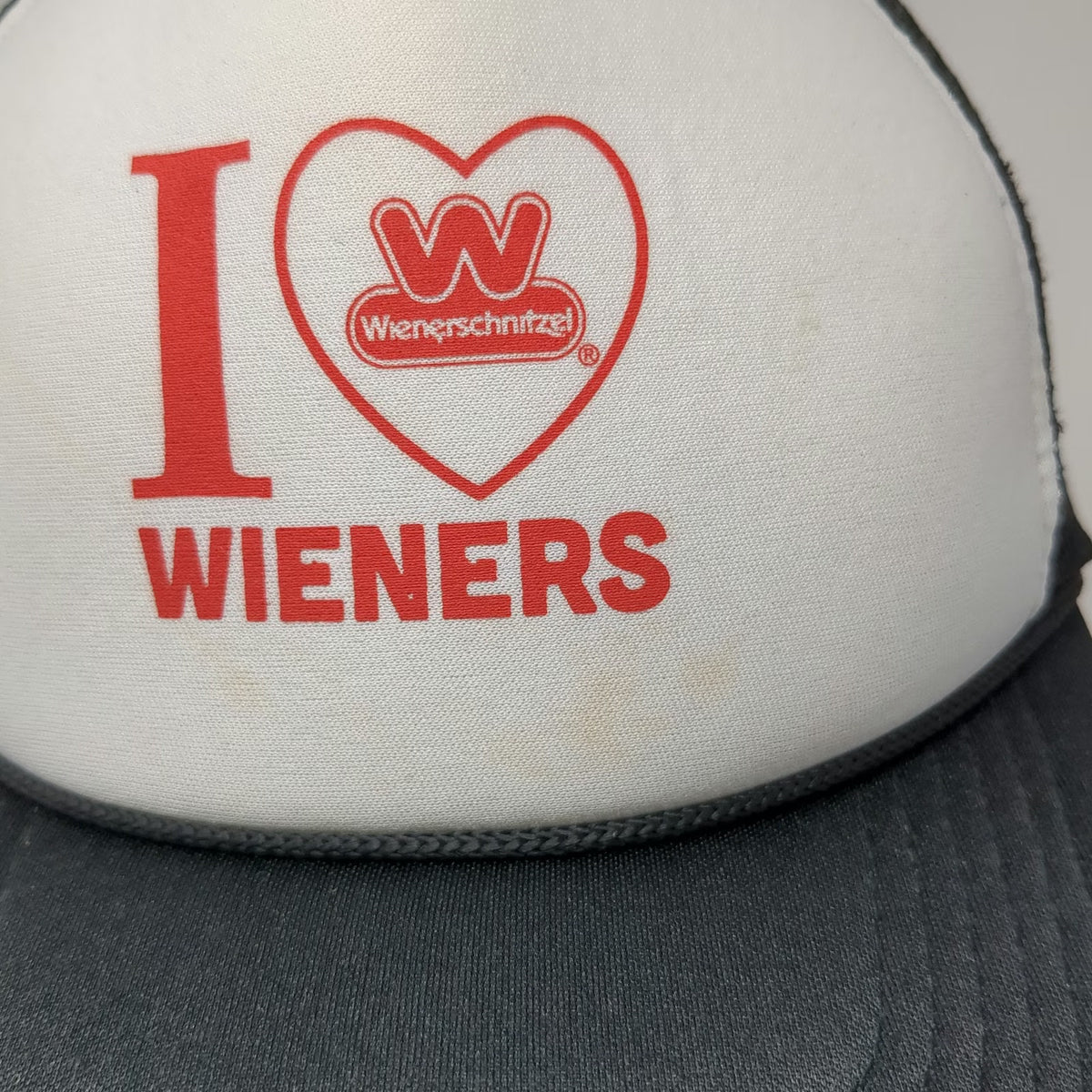 Clipper Trucker Hat Black One Size Snapback Mesh Wienerschnitzel I Love Wieners