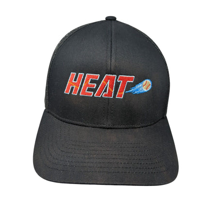 Heat Baseball Snapback Trucker Hat Black One Size Pacific Headwear