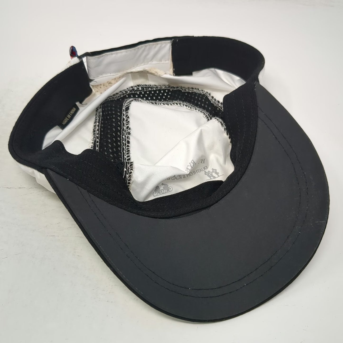 Coolwave 5 Panel Cap White One Size Rye By The Sea Duathlon Road Race Mesh Hat