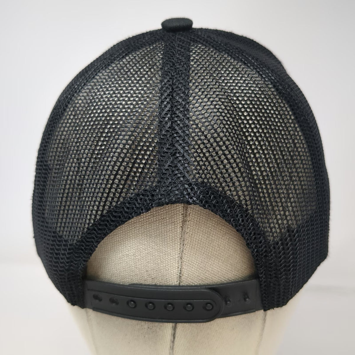 Trucker Hat Black One Size No Excuses Fitness Gym Workout Mesh Snapback Hat
