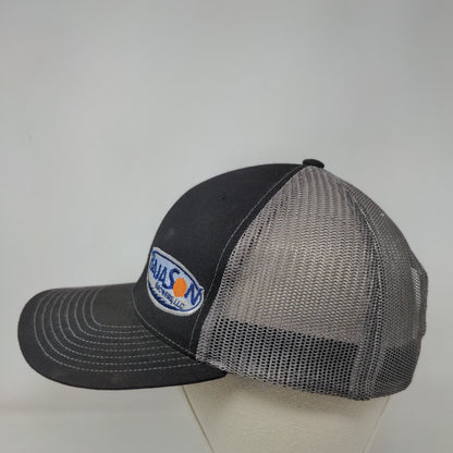 Bajason Growers Snapback Trucker Hat Black OS Embroidered Mesh Back Richardson