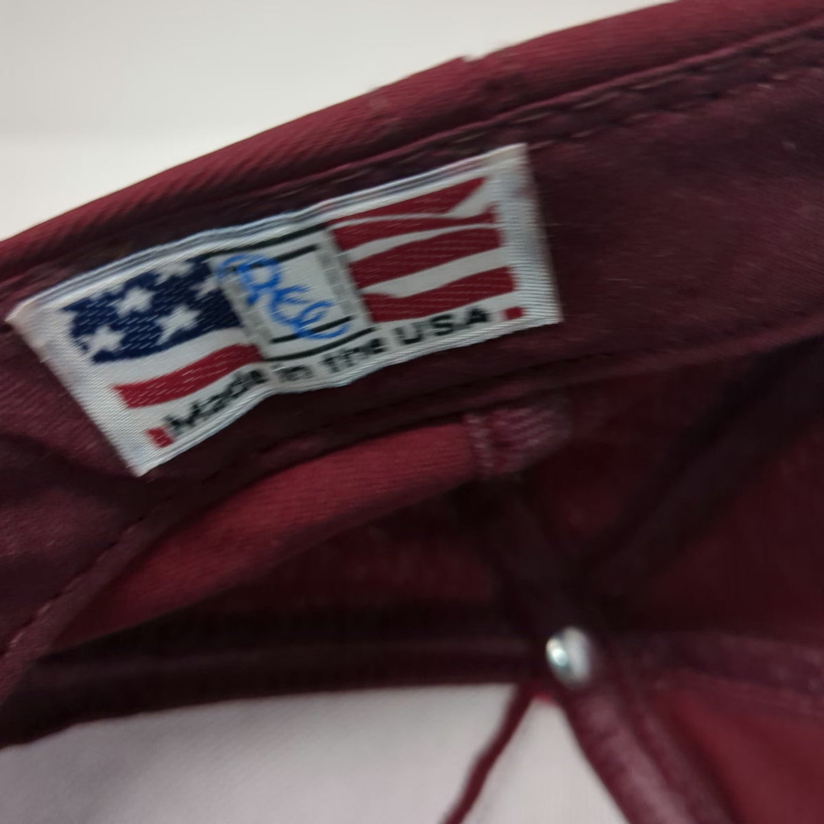 B&C Trucker Red Hat One Size Citizens Business Bank Agribusiness Dept Rope