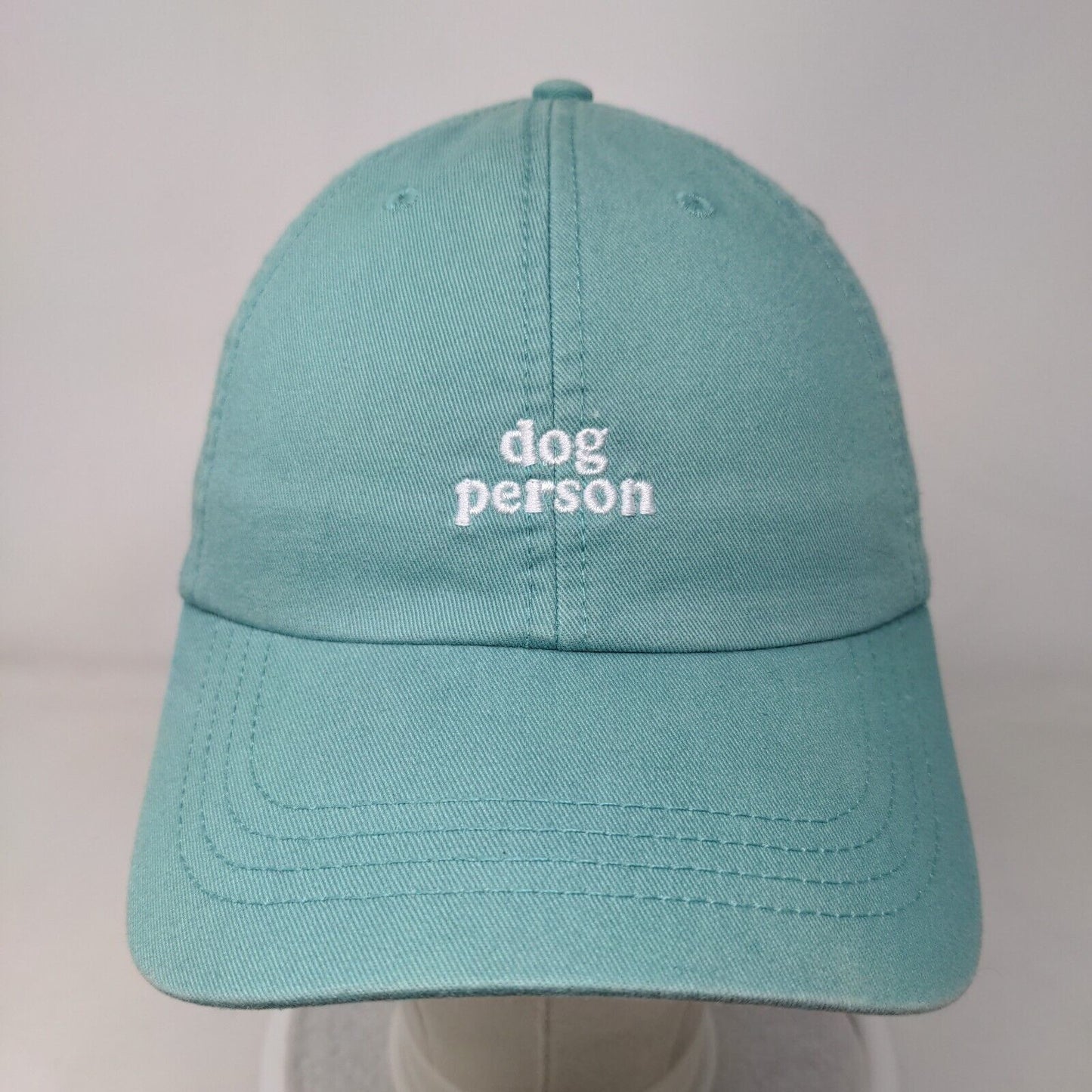 Dog Person Slideback Hat Blue OSFM Adjustable Embroidered State Of Mine