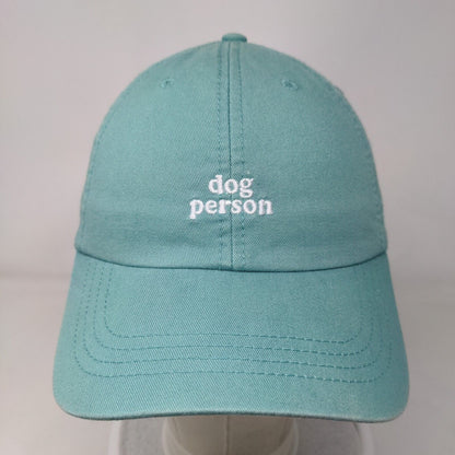 Dog Person Slideback Hat Blue OSFM Adjustable Embroidered State Of Mine