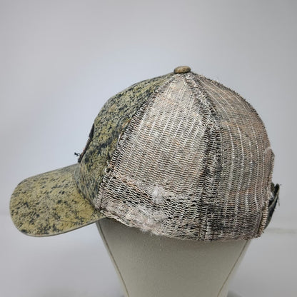 FOXPRO Baseball Cap Green One Size Camo Mesh Strapback Hunting Game Calls Hat