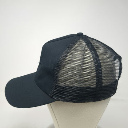 HIT Promo Trucker Hat Black One Size DirecTV Tonal Logo Mesh Snapback Cap