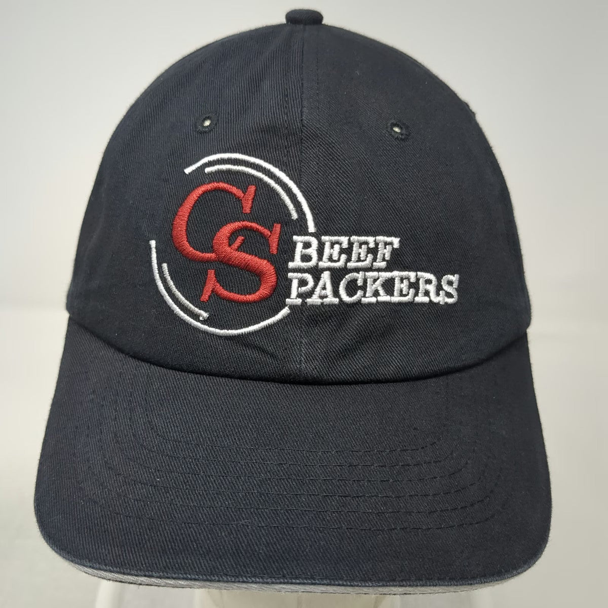 Bucks Bags CS Beef Packers Baseball Cap Black One Size Strapback Hat Logo