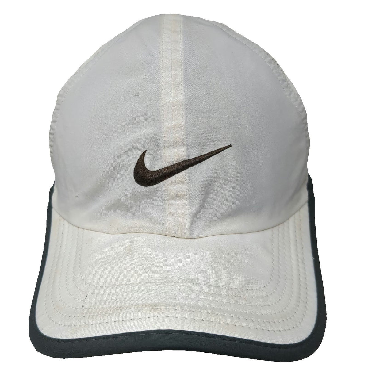 Nike Baseball Cap White One Size Performance Dri-Fit Featherlight Strapback Hat