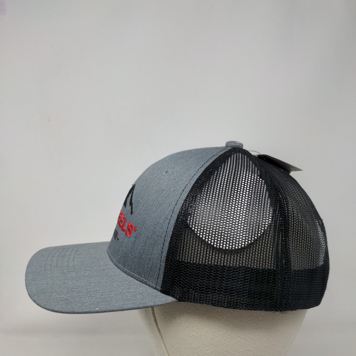 Scheels Meridian Snapback Trucker Hat Gray OSFM Adjustable Mesh Back W/Tags