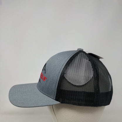 Scheels Meridian Snapback Trucker Hat Gray OSFM Adjustable Mesh Back W/Tags