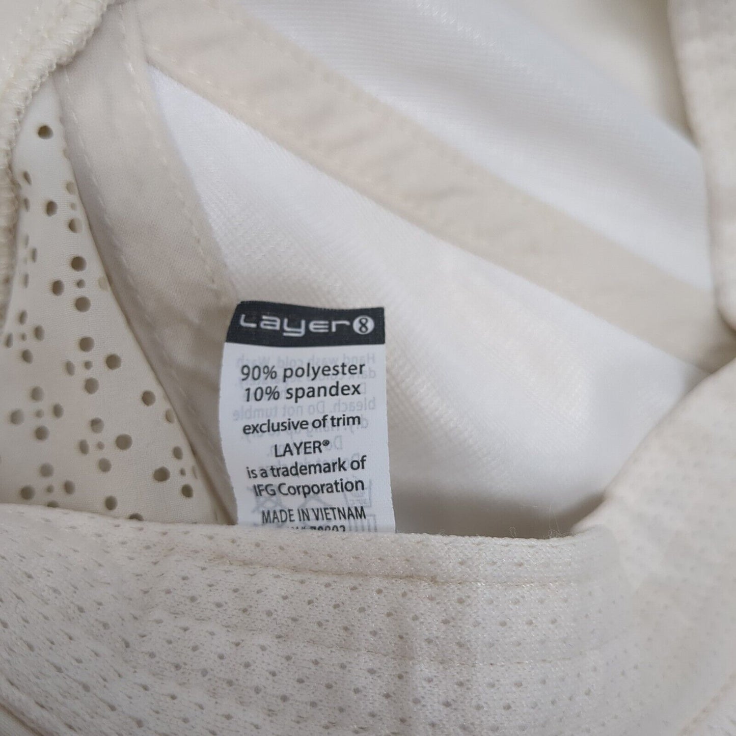 Layer Ponyback Strapback Hat Tan One Size Adjustable Breathable Blank 6 Panel