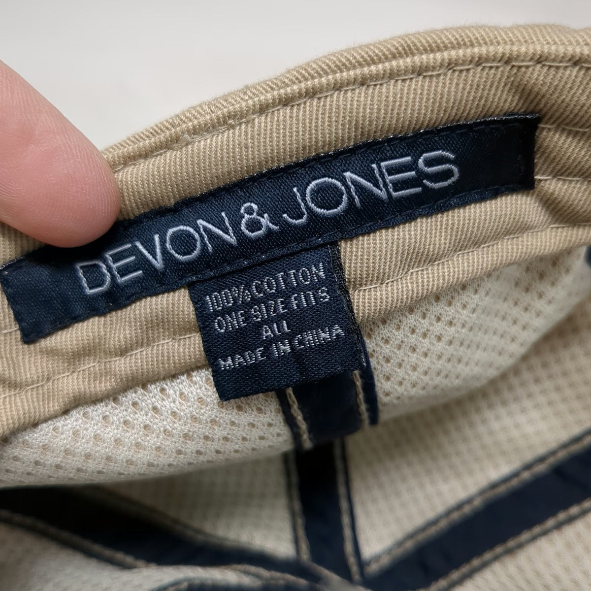 Devon & Jones Baseball Cap Beige One Size MSU REC Just Play Embroidered Hat