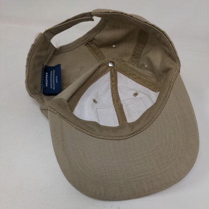 American Flag Lopez Strapback Hat Tan One Size Adjustable Patriotic Propper