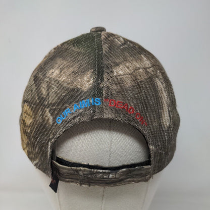 Gene's Custom Slaughtering Strapback Hat Camouflage One Size Port Authority