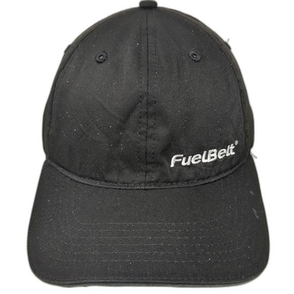 Headsweats Baseball Cap Black OSFM FuelBelt Logo Cocona Adjustable Running Hat
