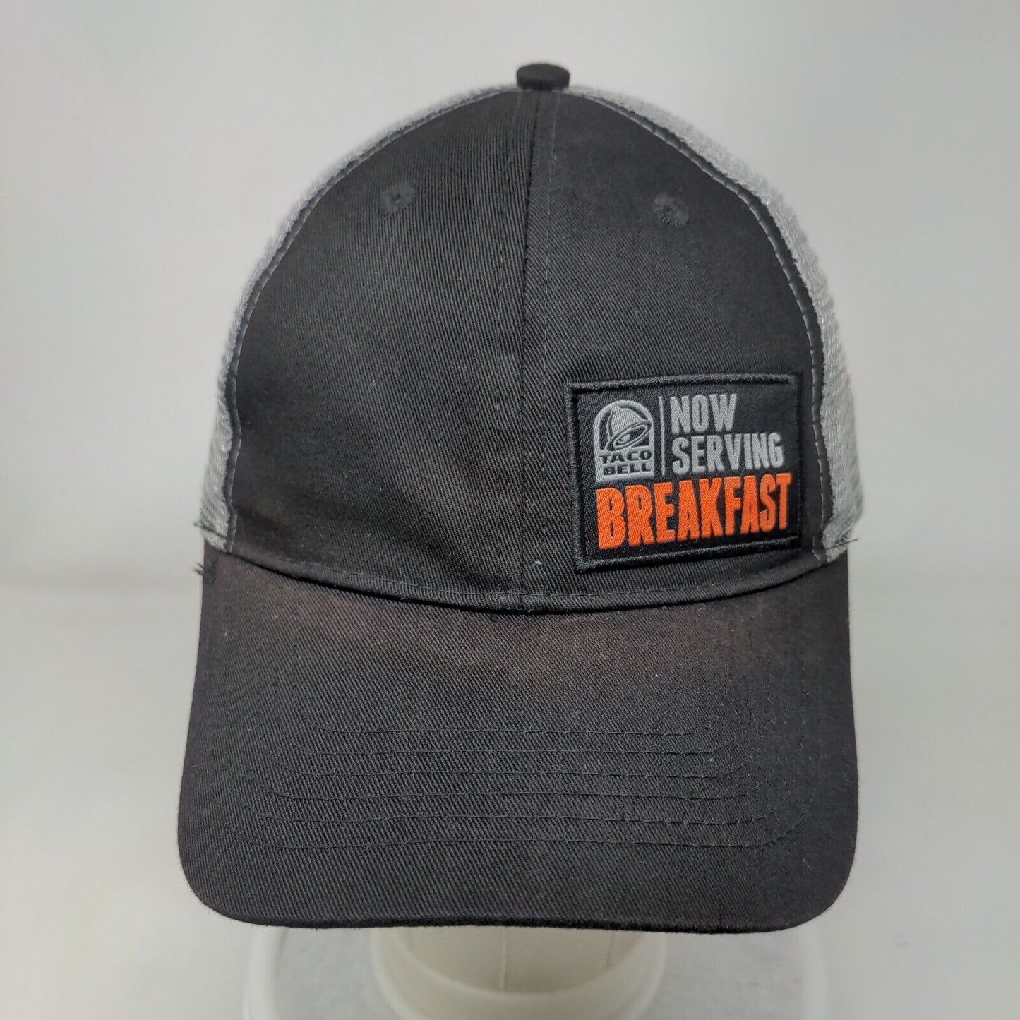 Taco Bell Now Serving Breakfast Snapback Trucker Hat Multi RG Employee