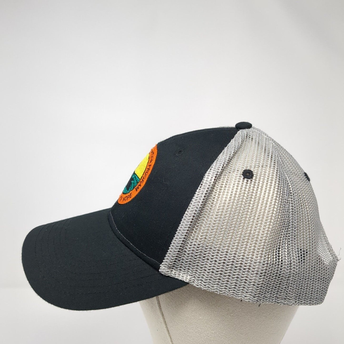 Harvest Of Hope Snapback Trucker Hat Black One Size Mesh Back Otto