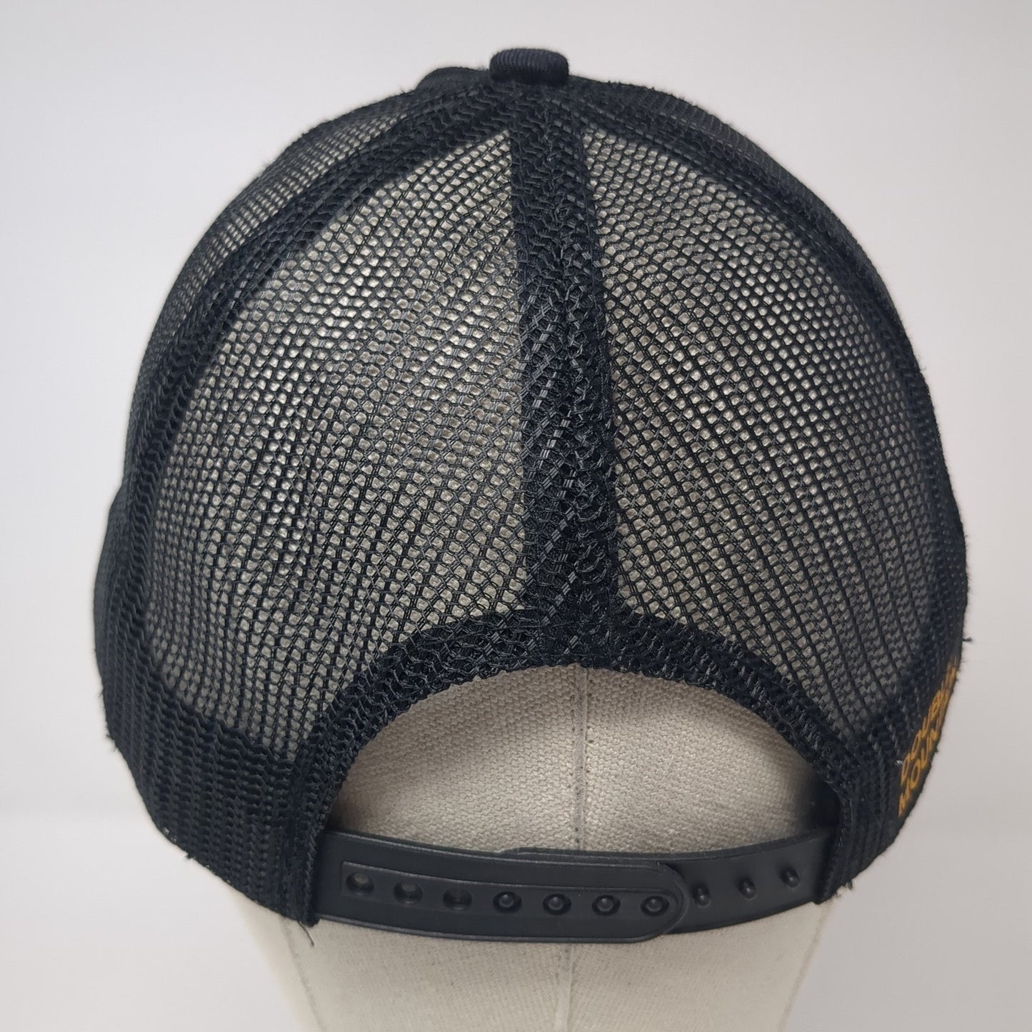 Brewery Snapback Trucker Hat Black One Size Adjustable Embroidered Mesh Back
