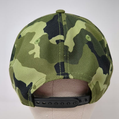 Colorado Rockies MLB New Era Snapback Camo One Size Hat Gold Embroidery 9FIFTY