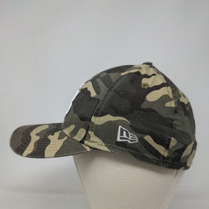 New Era Men's Fitted Hat Camo Size M-L Embroidered Tampa Bay Rays MLB 39Thirty