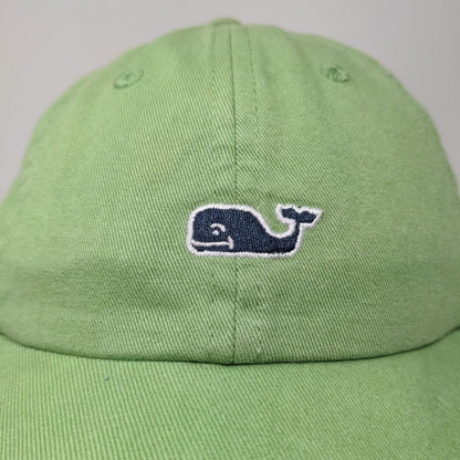 Vineyard Vines Men's Slideback Hat Green Embroidered Whale Logo