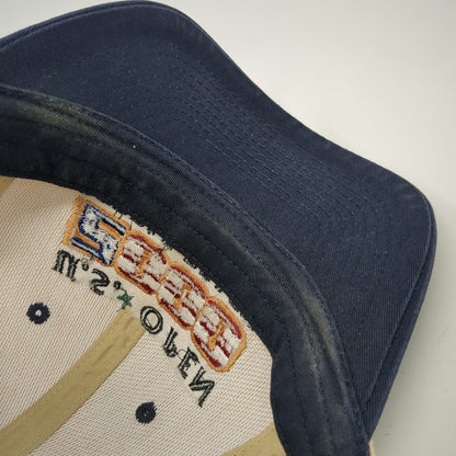 Ahead Baseball Cap Beige U.S. Open 2000 Pebble Beach Golf Hat Strap Vintage
