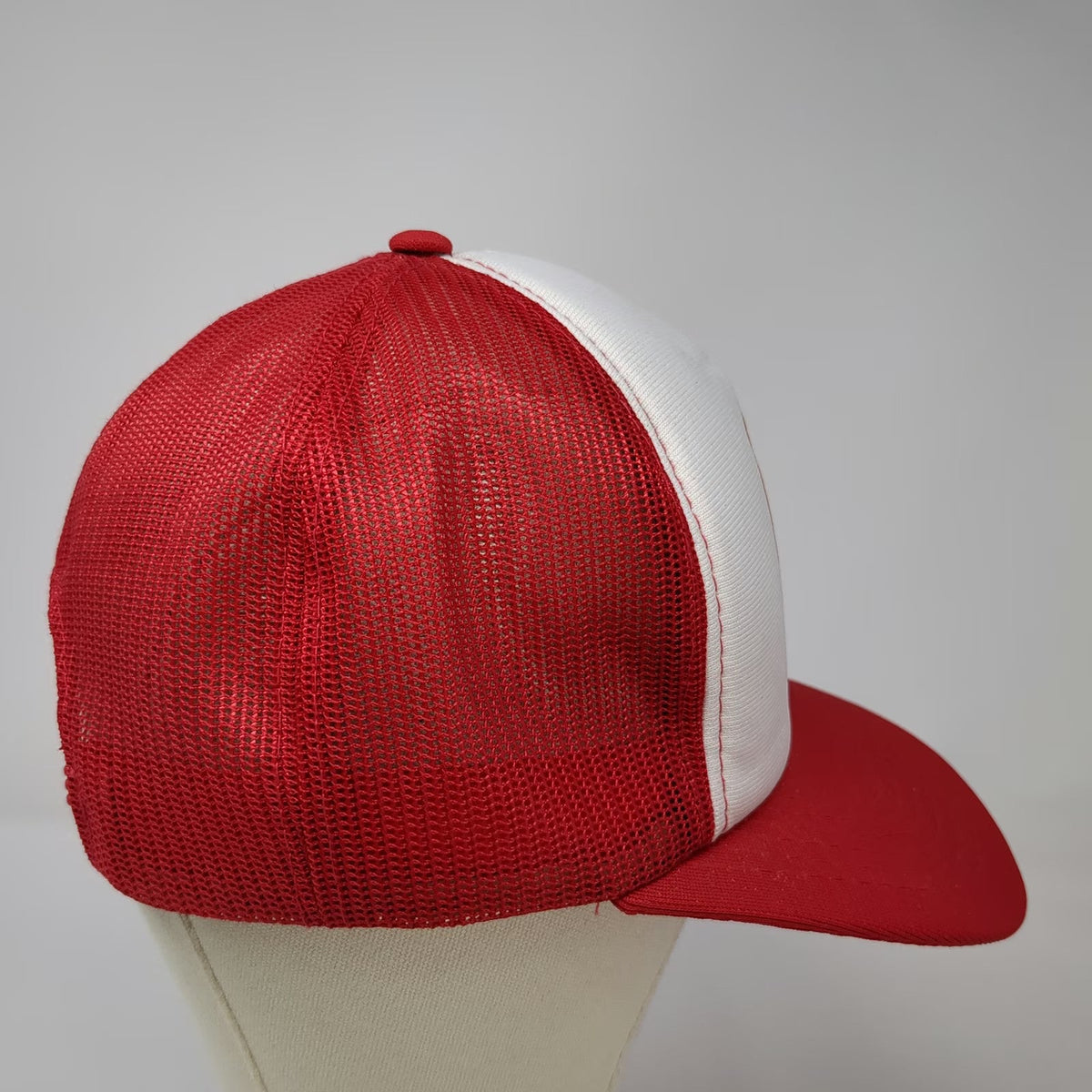 Young An Trucker Hat Red One Size Blitz Weinhard Beer Premium Mesh Snapback